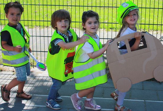 verkeersles op school