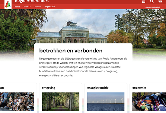website Regio Amersfoort