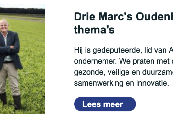 Drie Marc’s over drie thema’s